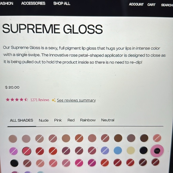 Jeffree Star Watermelon Soda Supreme Gloss - Watermelon Pink - Picture 6 of 6